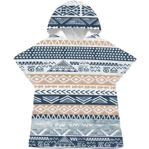 Quick Dry Surf Poncho Changing Towel Robe Hoodie for Kids,Swimming Beach Surfing Diving Home Hot Springs BathingKid-S