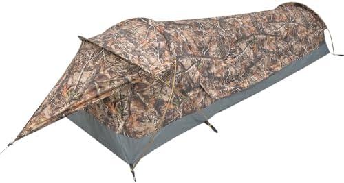GEERTOP Ultralight Single Person Bivy Tent for Camp Waterproof 1 Man Tent for Camping Hiking Backpacking Hunting Outdoor Survival Gear - Easy Set Up