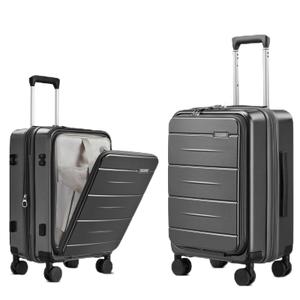 cllson Carry On Luggage with Top Opening, Expandable with Front Pocket and USB Charging Port, Lightweight with Rolling Suitcases with Spinner Wheels, TSA Lock & YKK Zippers