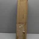 Wood Coat Rack Wall Mounted - 22 Inches, 5 Hooks, Heavy Duty, for Coat Hat Towel Purse Robes Mudroom (White Base & Black Hook)