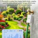 meross WiFi Water Hose Timer, Smart Sprinkler Timer with Brass Inlet & Outet, Work with Apple Homekit, Alexa & Google Assistant, Water Valve for Lawn, Garden, Yard and Pool, MSH400/MSH450 Hub Required