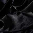 Newrara Adult Shiny Graduation Cap and Gown Tassel Set for High School & Bachelor (45 Plus, Black)