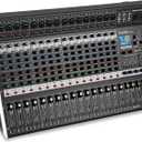 16-Channel Audio Mixer with 99 DSP, Professional Audio Console Digital Sound Music Mixing Board DJ Mixer w/USB Input Bluetooth MP3 48V Power Supply Mute Function for Studio Live Performance