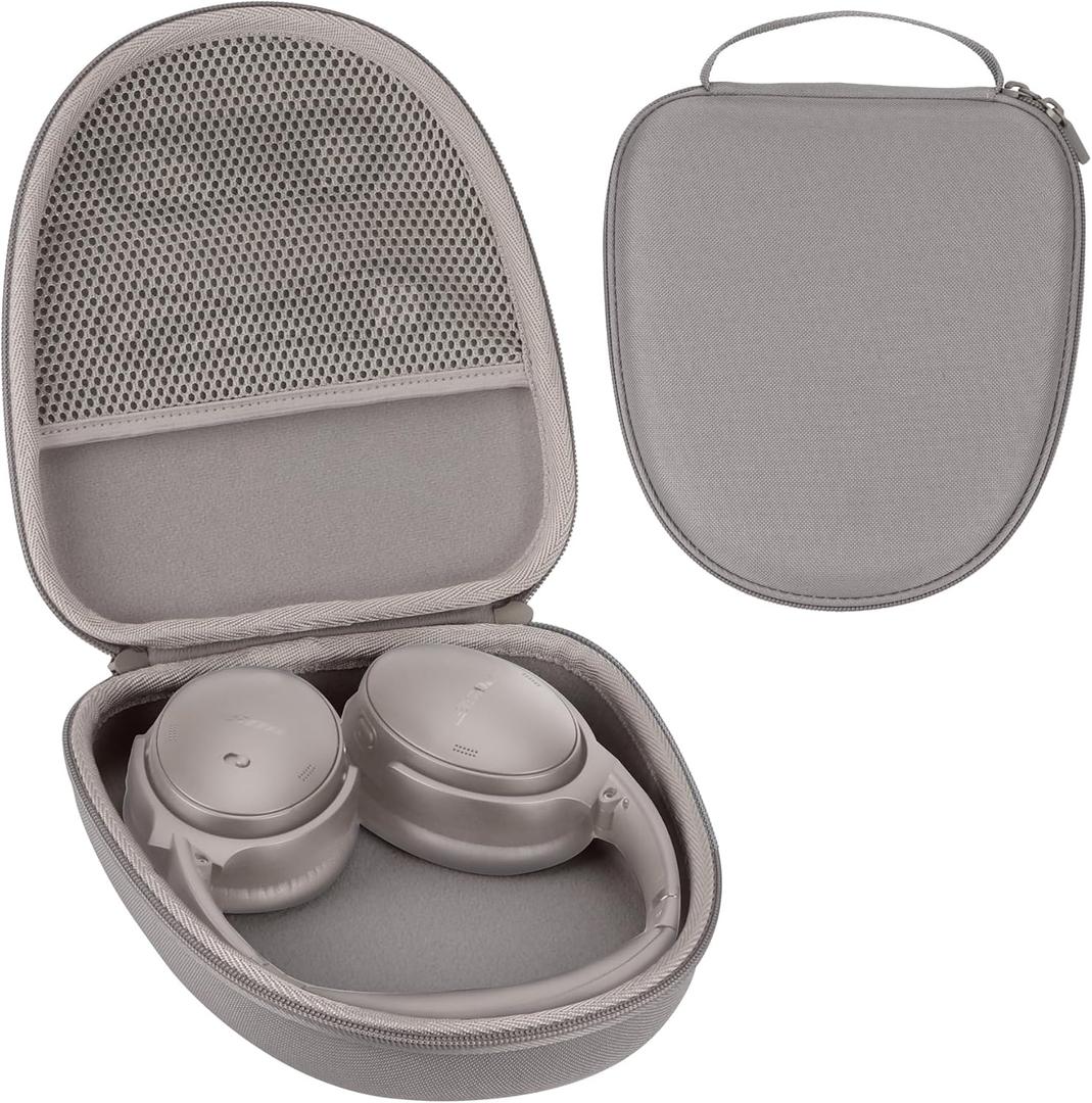 Hard Case Replacement for Bose QuietComfort QC Ultra QC45 QC35 QC25 QC15 QCSE Noise Cancelling Headphones (Sandstone Case)