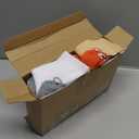 Hoteam 21 Pcs Baby Shower Games Include Baby Sock Hunt Sign and 20 Pair Small Cotton Socks Wooden Table Sign with Holder for Gender Reveal Party Favors(Simple Style)