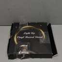 Now Playing Vinyl Record Stand, Light up Record Holder, Wooden Acrylic Display with Warm White Lights for Albums, Room Decor, for Vinyl Lovers