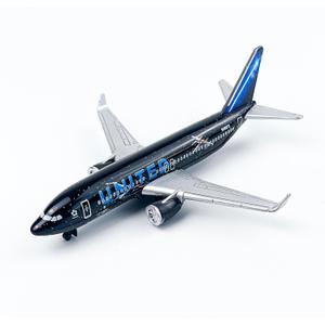 AVIAMUSE Model Airplane, United Black Livery Aircraft Planes Model, Suitable for Collection and Christmas Birthday, Desktop Decor