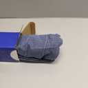 MIULEE Decorative Linen Check Euro Shams Throw Pillow Covers Neutral Farmhouse Vintage Pillow Covers 24x24 Set of 2 Boho Modern Home Decor for Sofa Couch Bedroom Cushion Blue