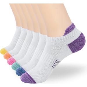 ATBITER Ankle Socks Womens and Men Thin Athletic Running Low Cut No Show Socks With Heel Tab 6-12 Pairs