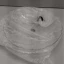 Kingsyard Large Platform Bird Feeder Outdoor Hanging, Adjustable Dome Squirrel Proof Rain Cover, Metal Mesh Tray Recycled Plastic Wild Bird Seed Feeding Station, Brown