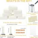 Candle Making Kit for Adults Beginners,Candle Making Supplies Include Soy Wax for Candle Making,Candle Wax Melting Pot,Candle Wicks Stickers,Magic Paper and More-DIY Candle Kit,Full Crafts for Adults