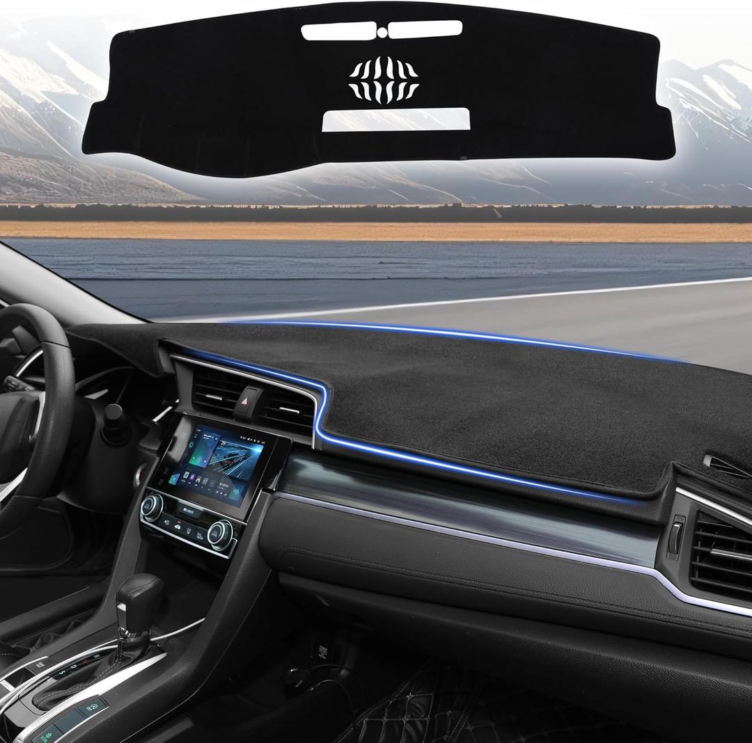 YYCKE Dash Cover Mat Custom Fit for Genesis GV70 2022 2023 2024 2025 Accessories Dashboard Pad Carpet Protector