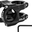 Bike Stem 31.8 Lightweight CNC Aluminum Alloy Short MTB Stem 35mm Handlebar Stem for Most Bicycle, Road Bike, Fixed Gear, Downhill Bike, Track Bike, BMX, Cycling(Black)