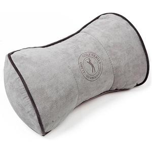 ALIBO Airplanes Travel Pillow Firm Chairs Cushion Auto Car Curve Neck Headrest Recliners Back Supports with Adjustable Elastic Strap 1 Piece (Grey)