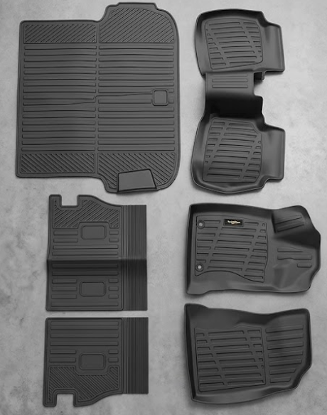 Floor Mats Custom for Kia Sorento 2021-2025 2026 6&7 Seats (Not for Hybrid)
Trunk Mat with Backrest Mat All Weather TPE Rubber Cargo Liner Back Seat Protector Full Set for Sorento Accessories
