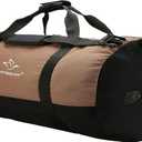 WHITEDUCK Heavy Duty Canvas Duffel Bag for Men and Women - Foldable Military Army Style Duffel Bag, with Full Length Zipper- Outdoors, Travel, Gym & Storage