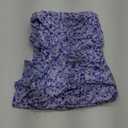Ekouaer Nightgowns for Women Short Sleeve House Dress with Pockets Soft Moomoo Pleated Mumu Dresses V Neck Sleepwear (Medium, Purple Floral)