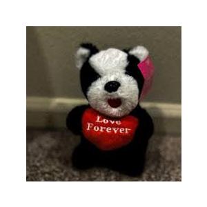 Plush Stuffed Animal Toy Love Forever Heart gift, Pack of 2.