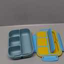 QQKO Bento Lunch Boxes with 4 Compartments, Sauce Container,