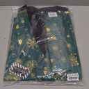 DiBanGu Mens Christmas Suit Vest and Tie Set for Men Waistcoats and Necktie Pocket Square Set for Prom Party M, Green Gold