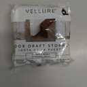 Vellure® Door Draft Stoppers For Bottom Of Door NEW Premium Door Sweep / Door Seal Strip, Door Weather Stripping, Ideal For Keeping Out Cold (1x39" Brown)