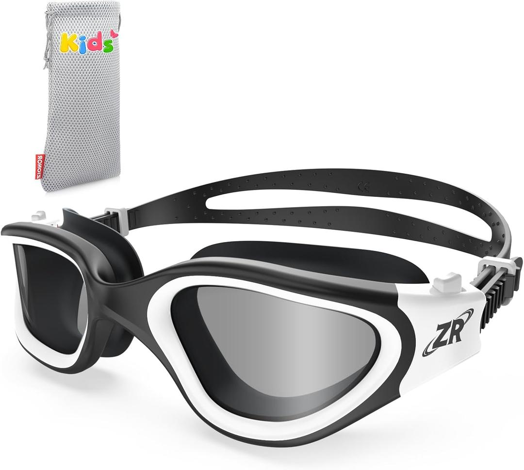 ZIONOR Kids Swim Goggles, G1 MINI UV Protection Anti-Fog Polarized Swimming Goggles for Age 6-14