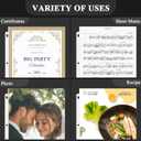 2 x Clear Sheet Protectors for 3 Ring Binder, Plastic Sleeves for Paper 8.5x11, Heavy Duty Page Protectors for 3 Ring Binder, Top Loading Paper Protector for Documents and Photos,Letter Size.