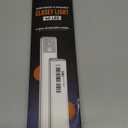 BLS 10inch Under Cabinet Lights, 40 LED Closet Lights, Motion Sensor Light Indoor, Battery Operated Lights, 1800mah USB C Rechargeable Under Cabinet Lighting, Magnetic Night Light for Kitchen (2 Pack) (6000K Cool White)