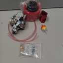 FVRITO VM22 Racing Performance Carburetor Carb for Predator 212cc 196cc Coleman CT200U BT200X KT196 Mini Bike Go Kart GX160 GX200 6.5HP OHV Clone Engine with Intake Manifold 38mm Air Filter Parts Red