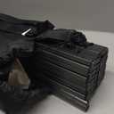 Camping Table Folding Portable Camp Aluminum Fold Up Lightweight Roll Up Table Adjustable Height with Carry Bag Indoor Outdoor for Camping, Picnic, Backyard, BBQ, Patio, Black (36.8"L x 21.9"W x (21.5-29.5)"H)