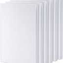 Paper Junkie White Blank Hardcover Books for Kids to Write Stories, Unlined Scrapbook and Journal - 18 Sheets/36 Pages Each - 6x8 inch (Pack of 6) - Blank Journal - Drawing Notebook - White Notebook
