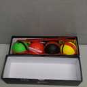 YMX BOXING Ultimate Reflex Ball Set with Counter App - 4 React Reflex Ball Plus 2 Adjustable Headband, Great for Reflex, Timing, Accuracy, Focus & Coordination Training for Boxing, MMA and Krav Mega (Black/Yellow/Red/Green)