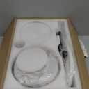 36 Inch Modern Ceiling Fans with Lights, Small Flush Mount Ceiling Fan with Light and Remote/APP Control, 3 Reversible 6 Speeds Curved Blades, 3 CCT Dimmable Lights for Bedroom, White