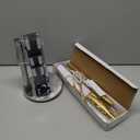 Gold Kitchen Knife Set with Block, Gold Titanium-Coated High Carbon Stainless Steel Non-Rust Chef Knives,Ideal Gifts for Wome Home Cooking