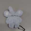 Yatchen Plush Case for AirPods 1&2,Kawaii Cute 3D Cartoon Fur Blue Elephant Funny Furry for Airpods 2nd 1st Generation Cover with Keychain Protector Women