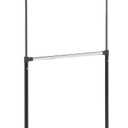Honey-Can-Do Adjustable Rolling Metal Double Clothes Rack GAR-09375 Chrome, 30 lbs