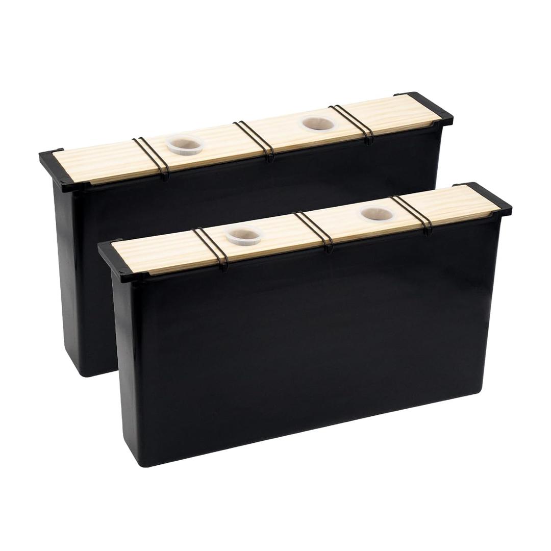 2 Pack 6.5L Bee Pro Feeder,Frame Feeders for Bee Hive Bee Watering Station,Beehive Frame Feeder Deep Frame Water Feeder for Beehive Tool Beekeeping Supplies