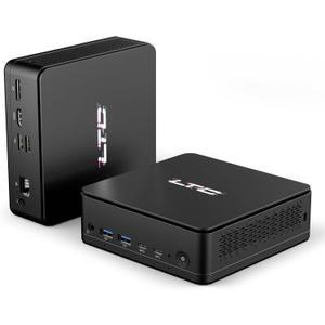 LTC Gaming Mini PC, AMD Ryzen 7 8845HS, Radeon 780M Graphic, Upgradable 16GB DDR5 RAM, 1TB PCIe 4.0 SSD, USB4, WiFi 6, BT 5.2, 2.5Gbps Ethernet, Triple 4K/8K Display