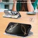 DEENAKIN for iPhone 14 Case Wallet, Card Slots Holder + Cash Clip
