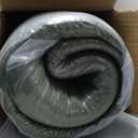 MAXYOYO Bean Bag Bed Folding Sofa, Extra Thick Faux Fur Floor Mattress for Adults, Single Size Trifold Mattress, Olive Green, 30x95 Inch