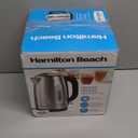 Hamilton Beach Electric Tea Kettle, Water Boiler & Heater, 1.7 Liter, Cordless Serving, 1500 Watts for Fast Boiling, Auto-Shutoff and Boil-Dry Protection, Stainless Steel with LED Light Ring (41037) (1.8 Quarts)