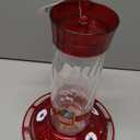 More Birds Bird Health Diamond Hummingbird Feeder, 30oz, Red