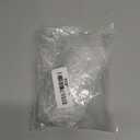 Nicerity 3Pcs Pulls Handle White Glossy Ceramic Cabinet Pulls Arch Shaped Dresser Knobs 3" Hole Center Small Cute Kitchen Cabinet Pull Handles for Bedroom