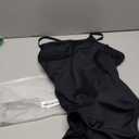 baleaf Women's Athletic Training Adjustable Strap One Piece Swimsuit (Large, Black)