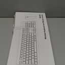 Wireless Keyboard and Mouse Combo, Full Size Silent Ergonomic Keyboard and Mouse, Long Battery Life, Optical Mouse, 2.4G Lag-Free Cordless Mice Keyboard for Computer, Mac, Laptop, PC, Windows (Black)