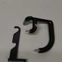 Umbra Twilight Double Curtain Rod Set  Wrap Around Design Ideal for Blackout or Room Darkening Panels, 30 to 84 Inches, Black