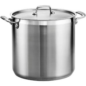 Tramontina Gourmet Stainless Steel 20-Quart Large Stock Pot with Lid