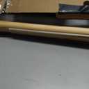 Ivilon Drapery Window Curtain Rod - End Cap Style Design 1 Inch Pole. 72 to 144 Inch Color Warm Gold