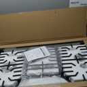 AMZCHEF 30 inch Gas Cooktop with 5 Made in Italy SABAF Power Burners.Max 48,300 BTU/hr Built-in Gas Stove top of 304 Stainless steel,NG/LPG Convertible, ETL.