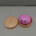 Dumpling Squishy Stress Balls Fidget Sensory Toy Mystery Dumpling Squishy Soft Squeeze Decompression Dough for Adults (Purole-b)